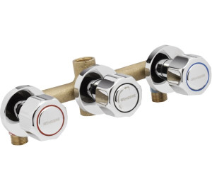 Grupo baño empotrado 8" con inversor Cromado Gamma
